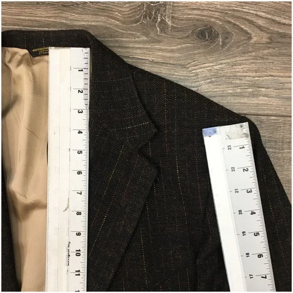 VINTAGE Mens Western Blazer Sport Coat Casual Jacket Size 44L Two Button Suit